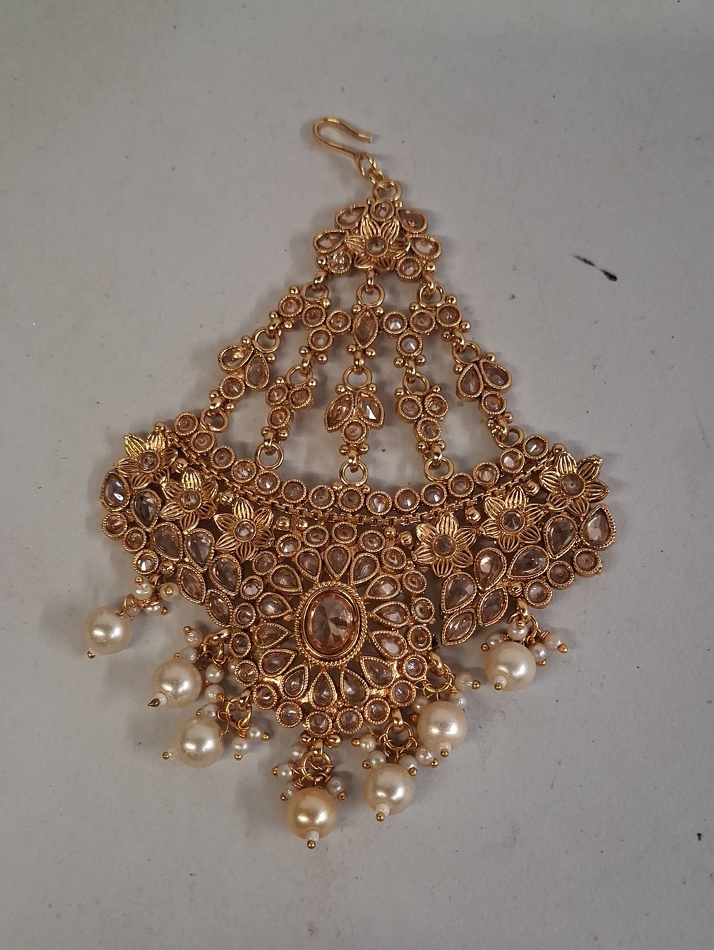 NWT Traditional jhoomer, Passa Hair Accessory Gold